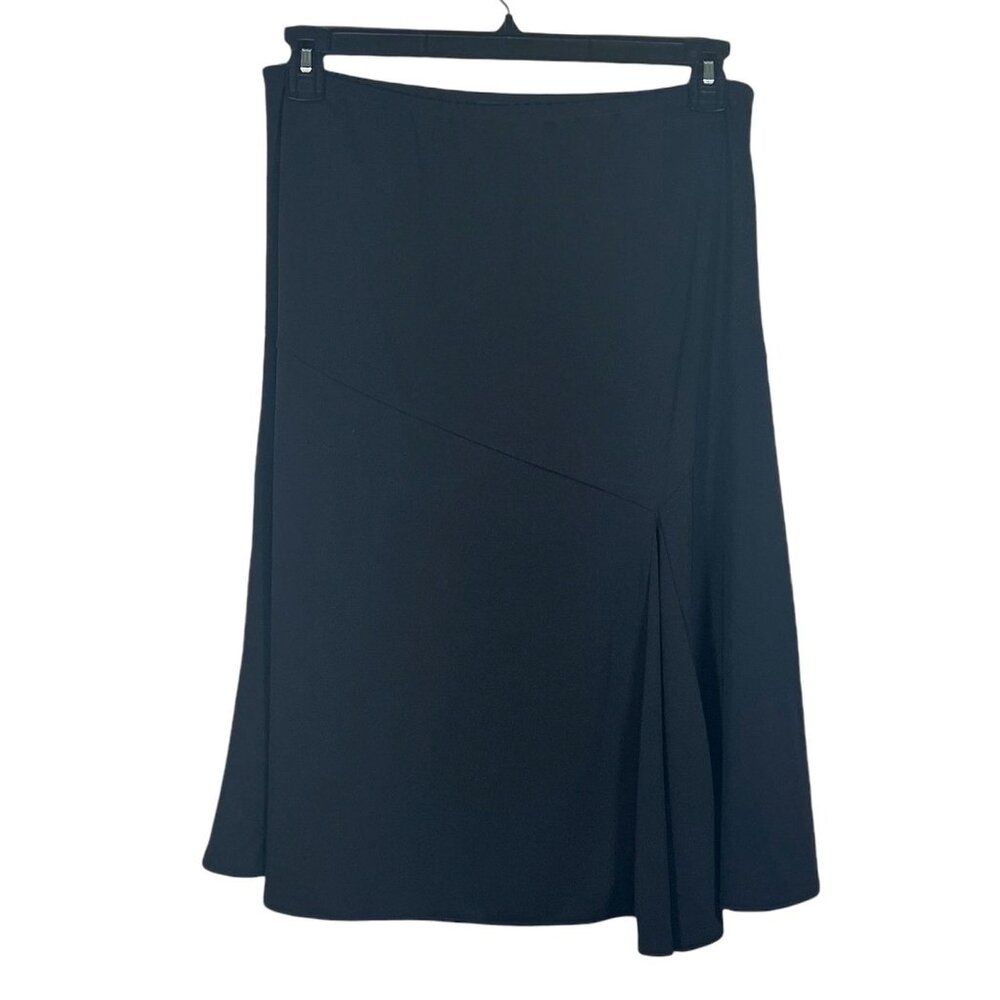 Relitivity - Black Skirt - Kick Pleat Left Front - Women's Size L